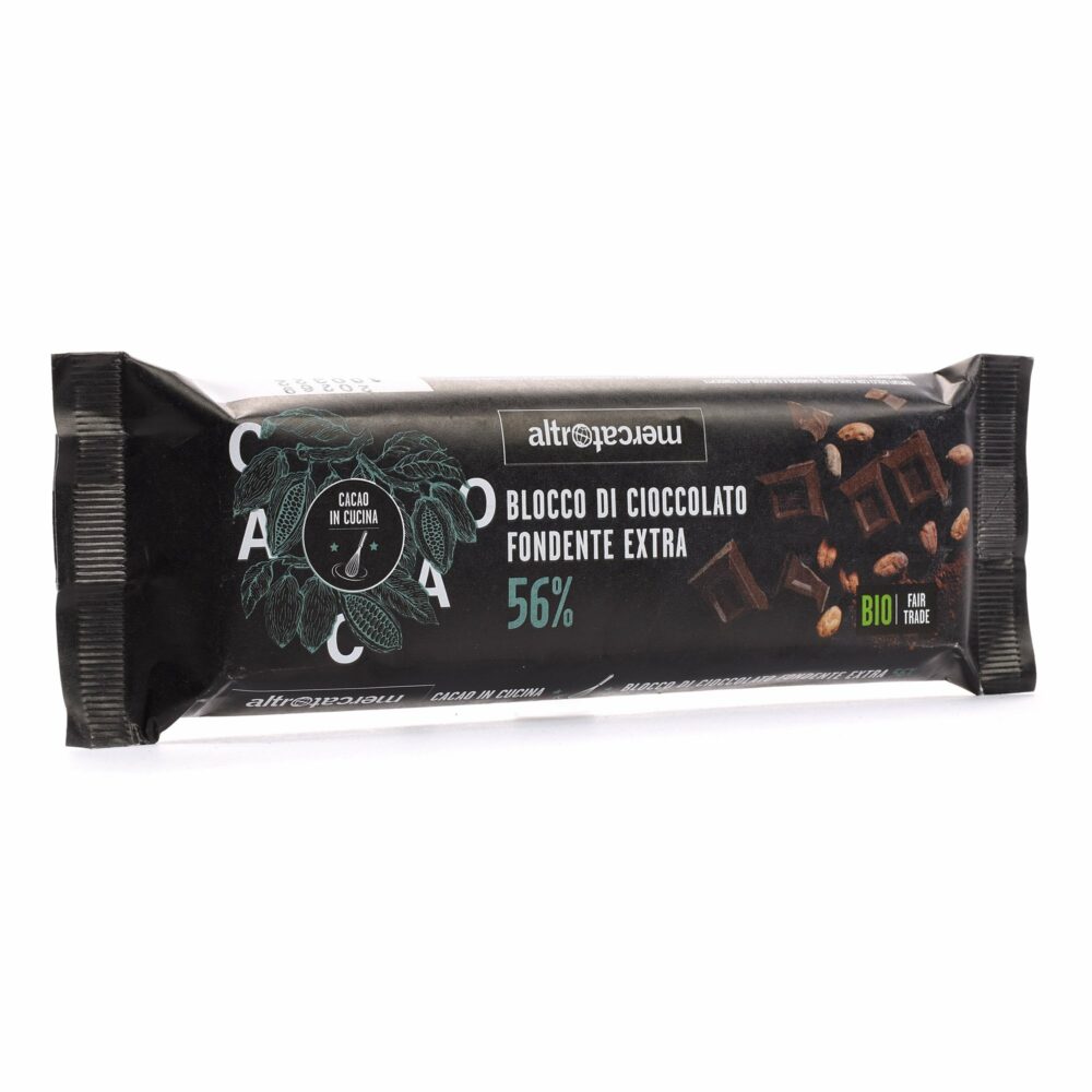 Cioccolato fondente in blocco - bio - 200g