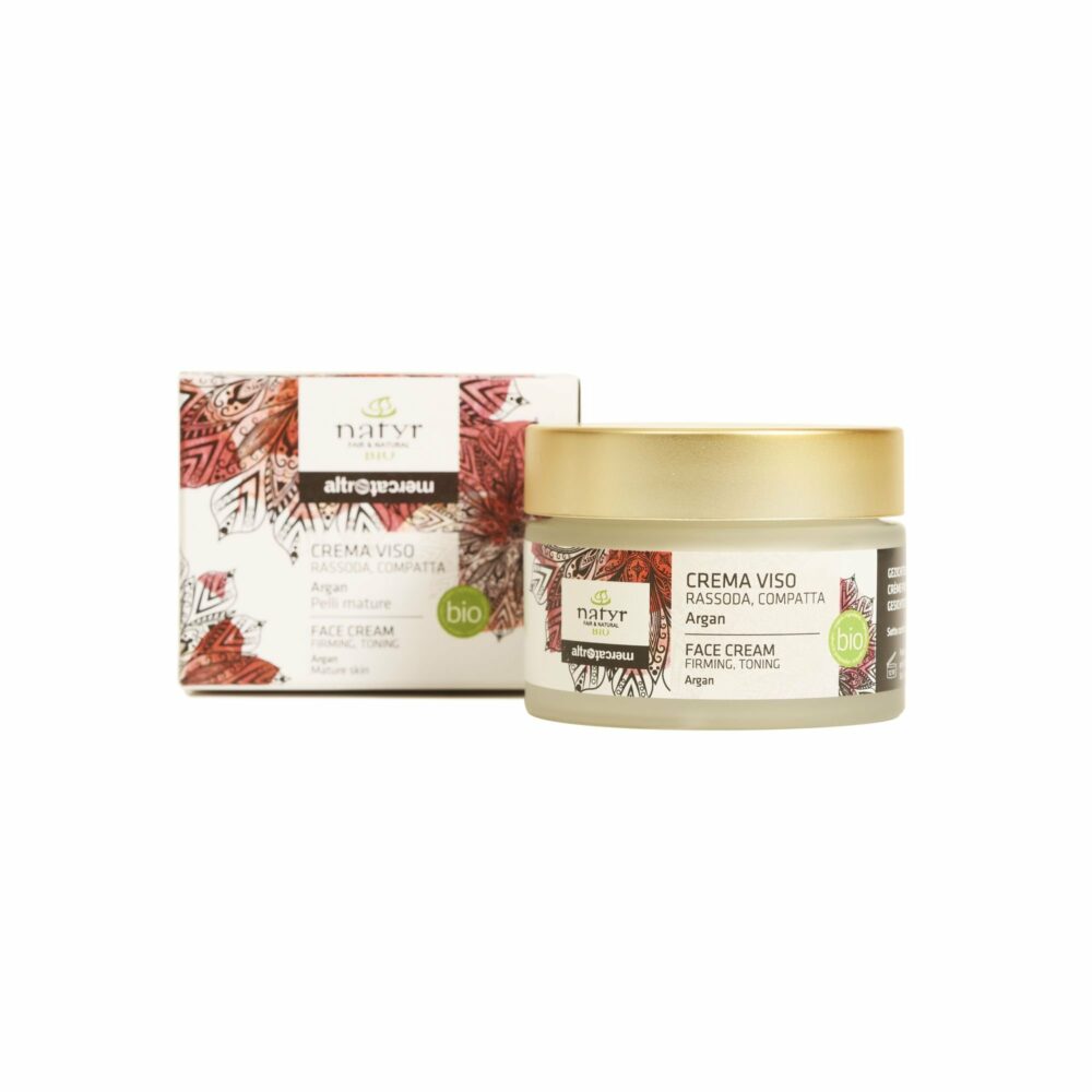 Crema viso - rassoda e compatta - pelli mature - argan - bio - 50 ml