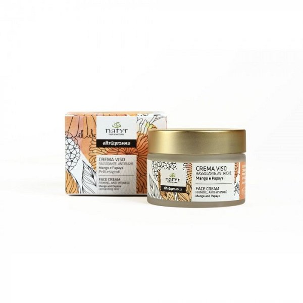 Crema viso - antirughe - pelli esigenti - mango & papaia - 50 ml