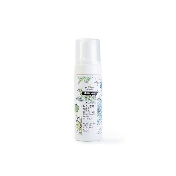Mousse viso - purificante - pelli miste - tè verde - 150 ml