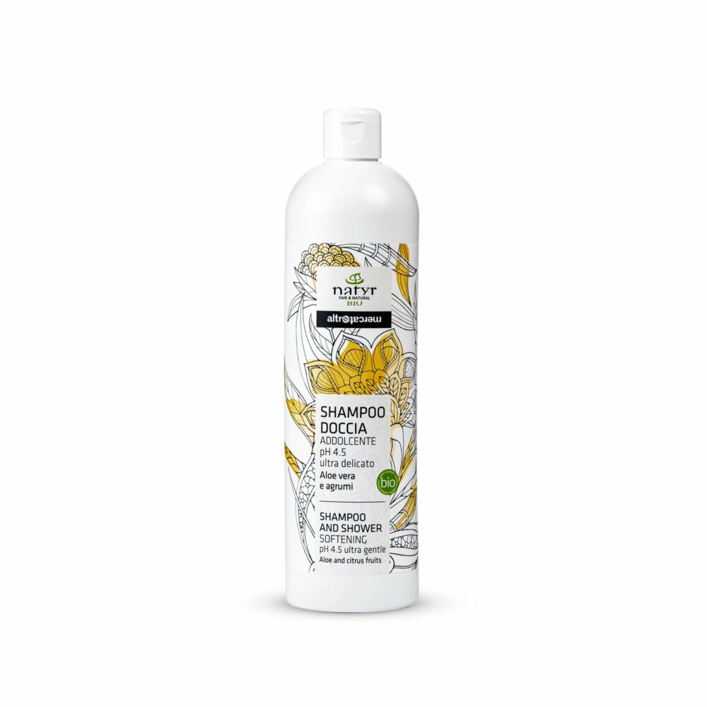 shampoo doccia addolcente - ph 4,5 - ultra delicato - aloe
