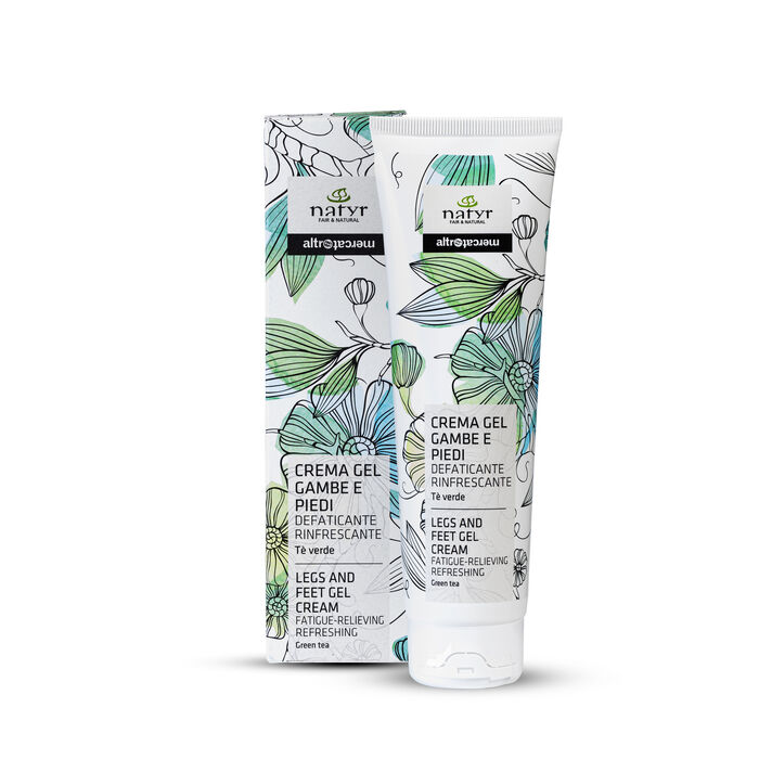 Crema gel gambe e piedi - defaticante, rinfrescante - tè verde - 150 ml