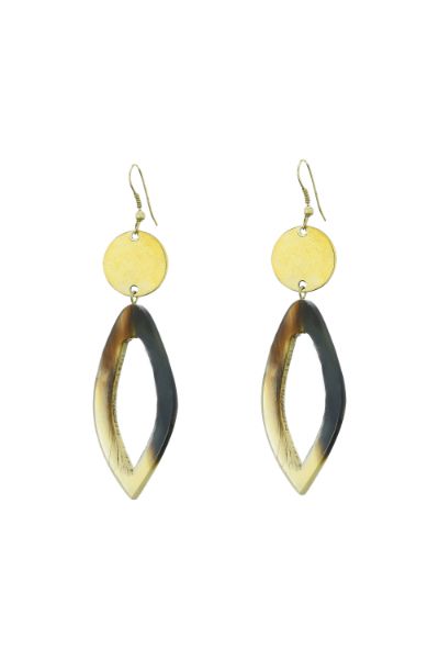 Orecchini Malaga ottone c.1