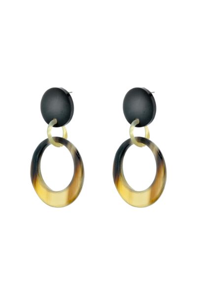 Orecchini Daniela in corno c.1