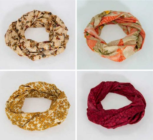 sciarpa loop sari 80x160