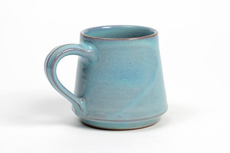 mug azul in terracotta dipinta a mano