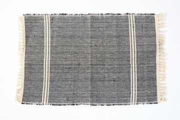 tovaglietta break blu in cotone fatta a mano