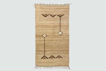 tappeto kilim tribal in lana telaio a mano