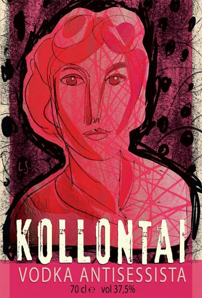 vodka kollontai antisessista 70cl - 37.5% - immagine 2
