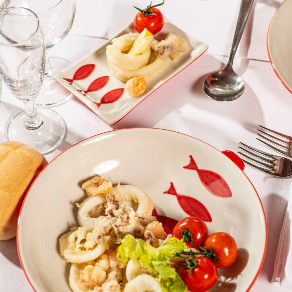 Bomboniera Piattino posacucchiaio Sea Rosso - immagine 3