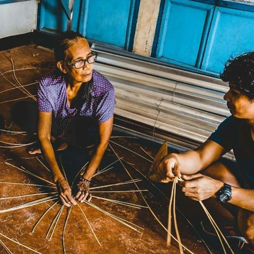 Bomboniera Scatolina quadrata in abaca - immagine 4